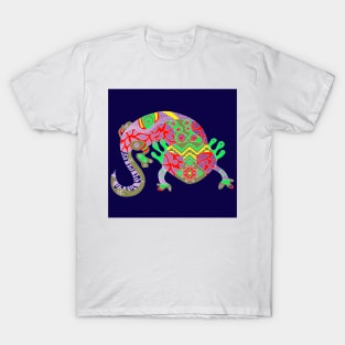 cute axolotl ecopop ajolote salamander art T-Shirt